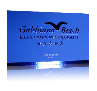 Embossed Blue Cards