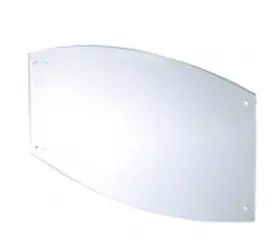 Elliptical Plate 8mm size 75x44 cm Outdoor plexiglass