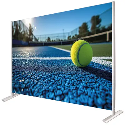 Espositore con telo US banner 400x200cm