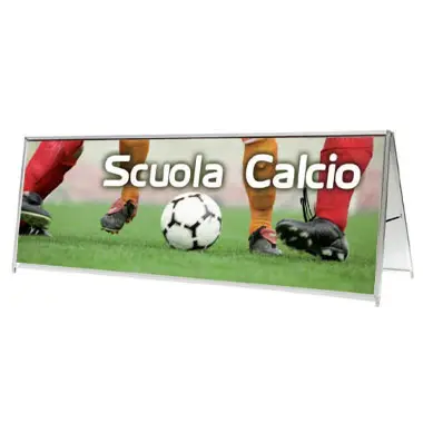 Metal perimetral advertising boards 300x100 cm for sports events