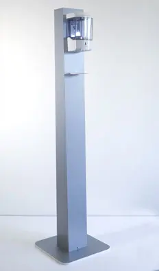 Aluminum dispenser holder