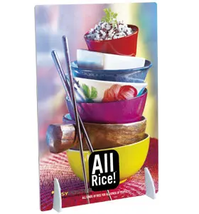 Counter display A4 double sided