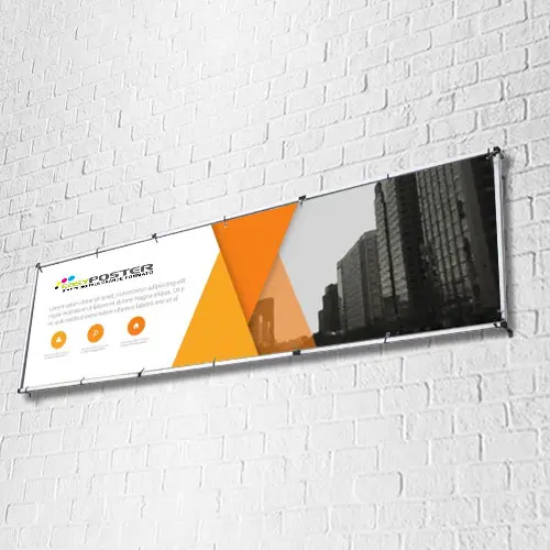 Banner with frame 125x125 cm 