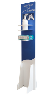 Blue dispenser holder