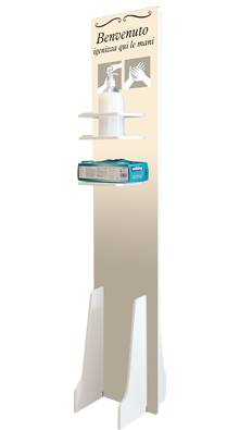 Porta dispenser beige