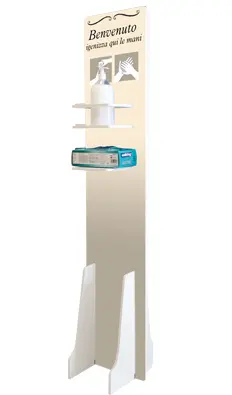 Porta dispenser beige