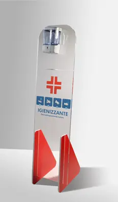 Plexiglass dispenser holder column
