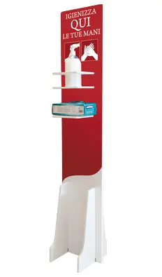 Red dispenser holder