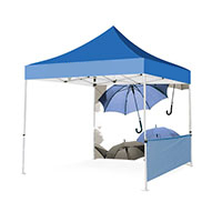 Customizable gazebo, dismountable and transportable with bag