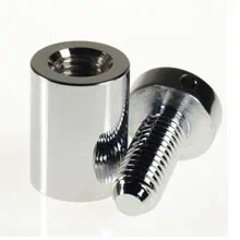 Chrome spacer Ø13mm 