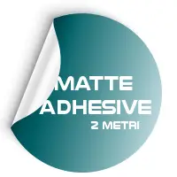 Matt white adhesive pvc (199 cm roll)