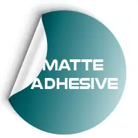Matt White adhesive PVC