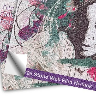 Stone effect wall sticker