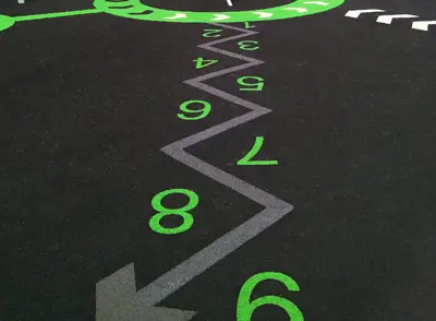 Printable rubberized mat