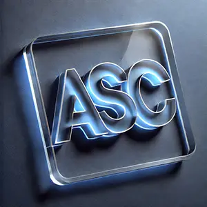 3D logo in transparent plexiglass 10 mm thick